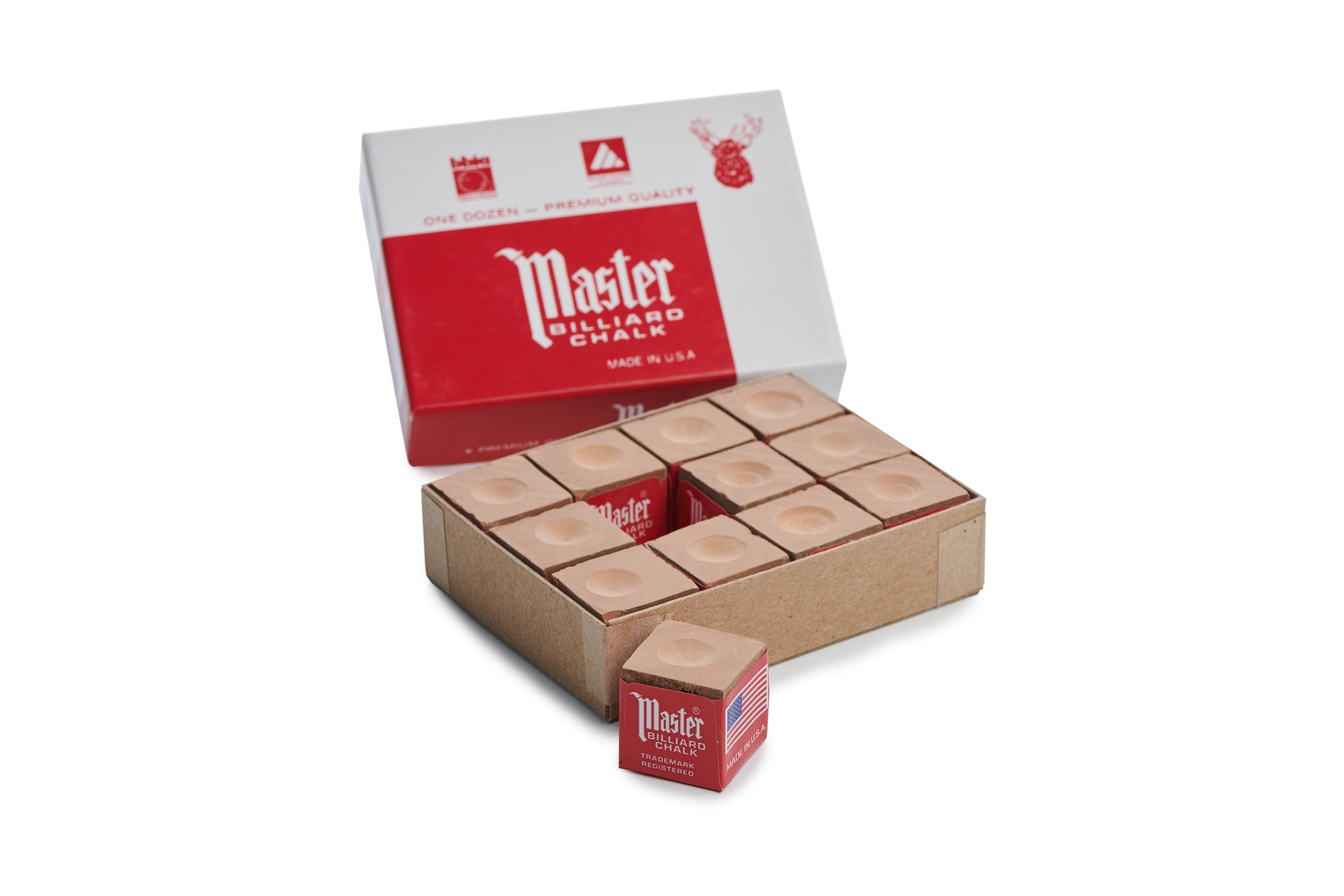 Combo of Master Brown Chalk 12 pcs & Slip on tip (10 PCS)